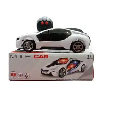 Remote Controlled Fast Modern Car 3D Light for Kids (Multi Colors)