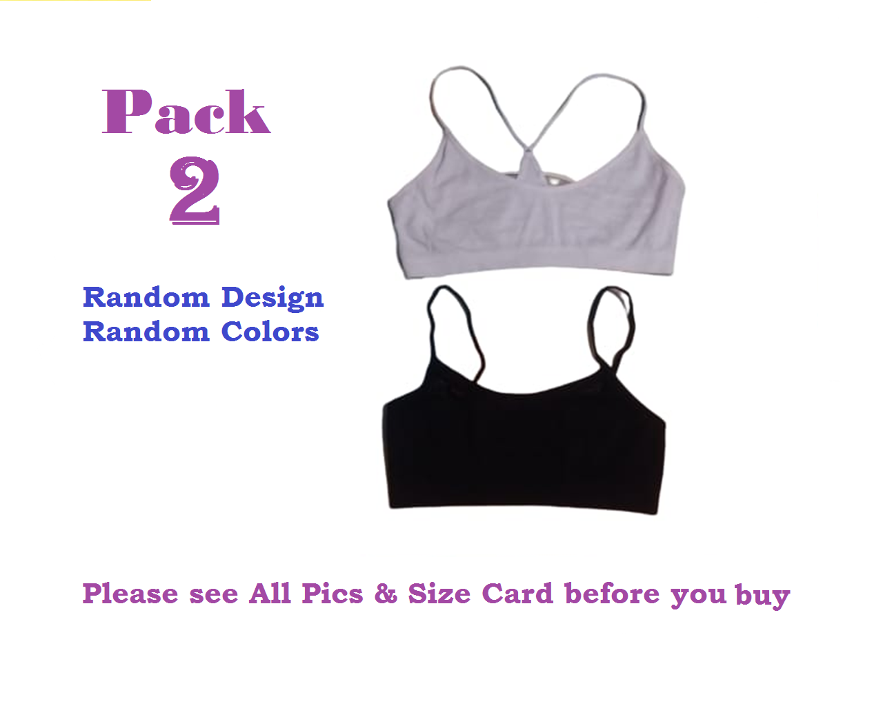 Buy College Girl Pack Of 2 Non Padded All Day Comfort Cotton Sports Bra -  Bra for Women 22233012