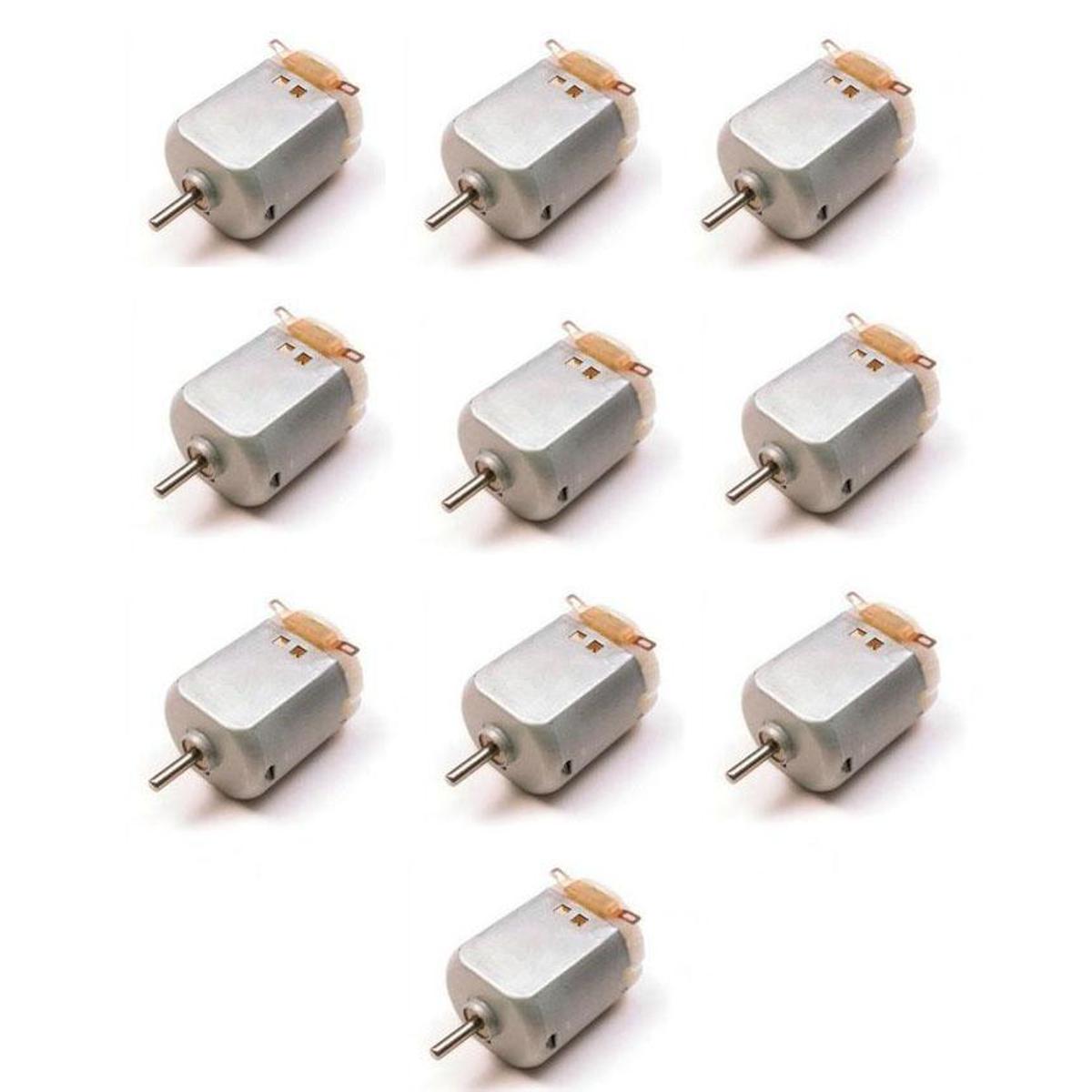 Pack Of 10 Dc Motor For DIY Projects / Hobbies Car Motor/Toys