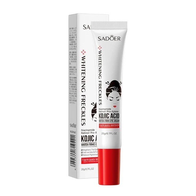 SADOER Kojic Acid 7 Days Whitening Freckles Brightening & Firming Eye Care Eye Cream SD10421