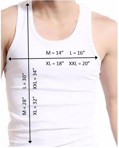 BANYAN FOR MEN  WITHOUT SLEEVES COTTON