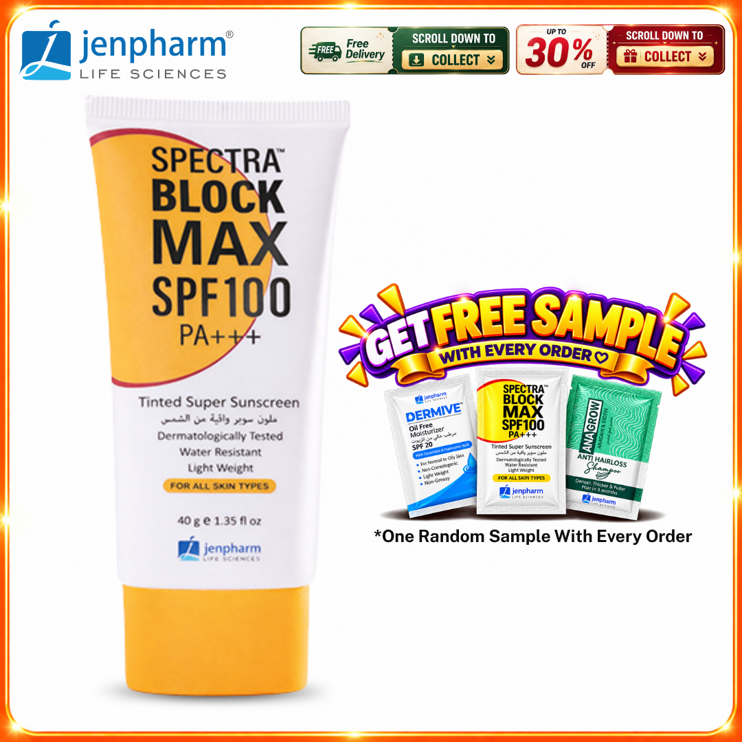 Jenpharm - Spectrablock Max SPF 100 Tinted 40gm.