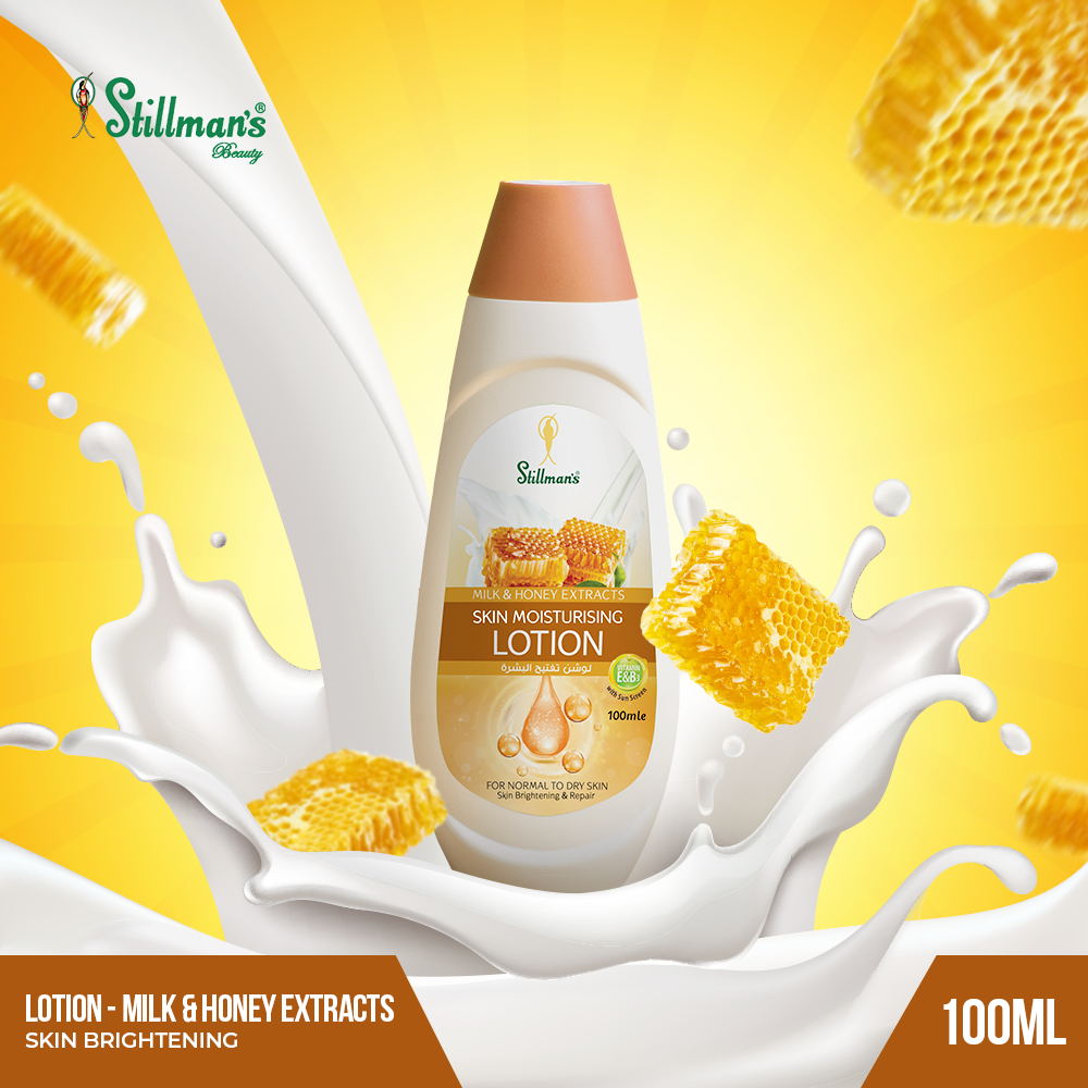 Stillmans Milk & Honey Lotion | Body lotion for dry skin | White Moisturizing Lotion 100ml