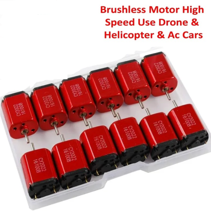 2/5/10 Pcs Mini DC Motor 3V High Speed Carbon Brush Motor – DIY Electric Motor for Toy Cars, Robots & Projects in Pakistan