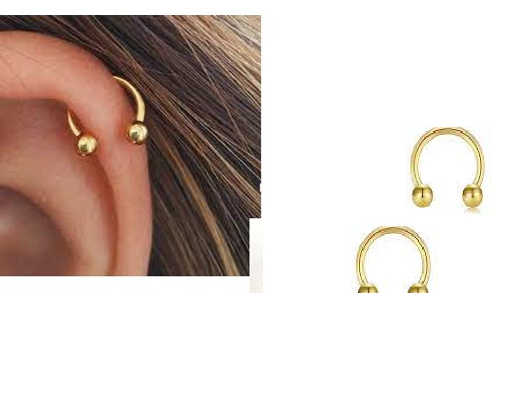 2 Pieces 3mm Cartilage Helix Stud Tragus Ear Piercing Plug Earring For Girls - Ear Plug, Ear Piercing Jewellery, Cartilage Earrings, Helix Piercing