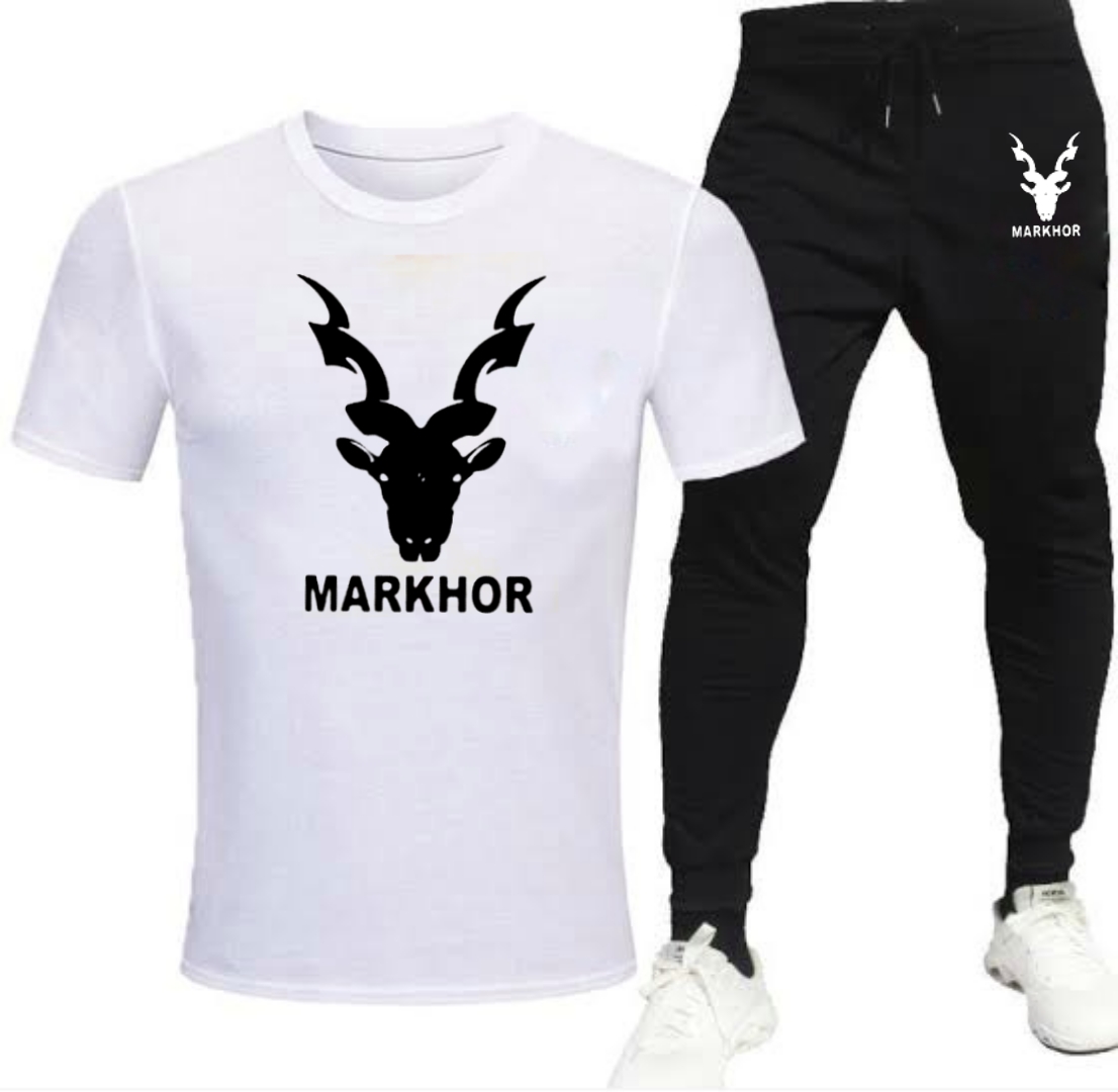 Black Trendy Printed Tracksuit For Men & Boys Soft & Comfy Fabric