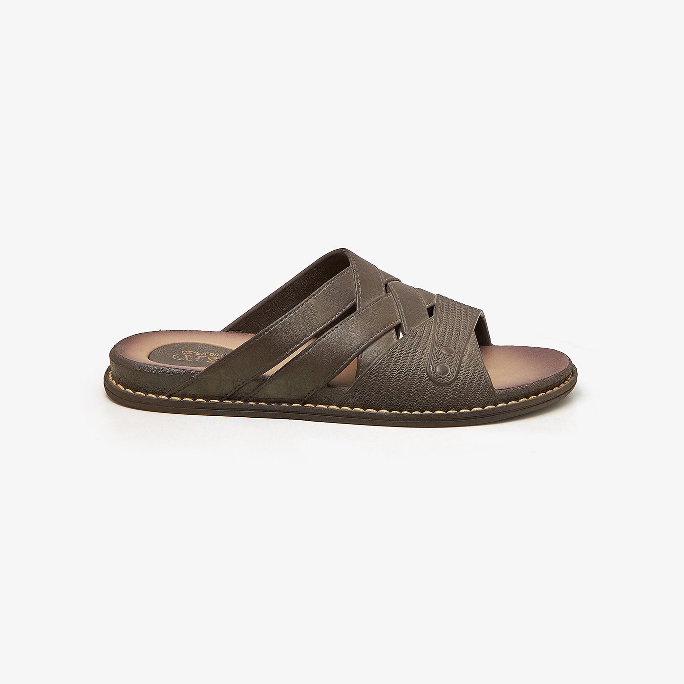 Calza Men's Criss Cross Slides Emporio Armani Slip On Emporio