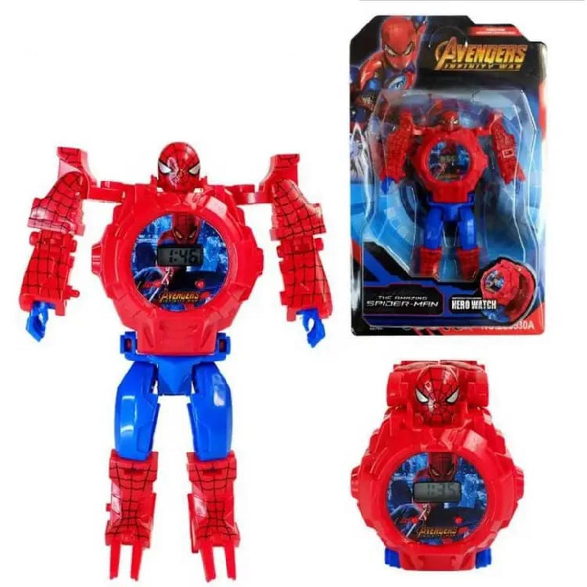 Children Sports Watch Robot Action Figures Transformation T