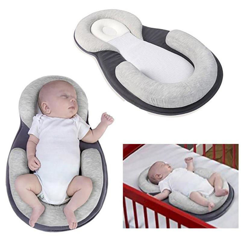 Baby Sleep Positioner - Safe &Amp; Comfortable Sleeping Aid Reduce Rolling And Improve Sleep-Soft And Supportive -Baby Sleep Aid Cushion-Safe Sleep For Babies