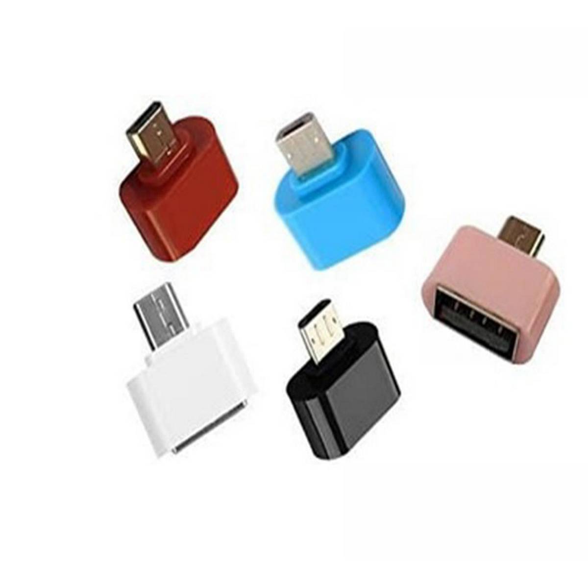 pack of 5 USB OTG Converter For Smartphones