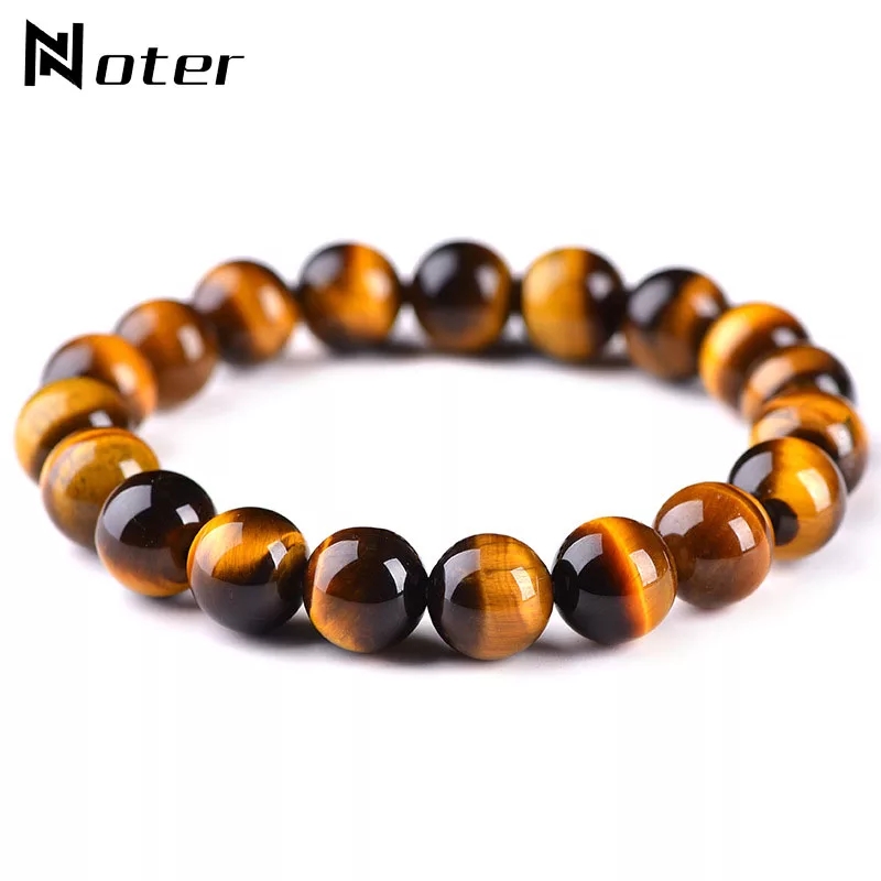 New Tiger Eye Stone Buddha Bracelet Bangle Trendy Women Men Fine Jewelry Gifts