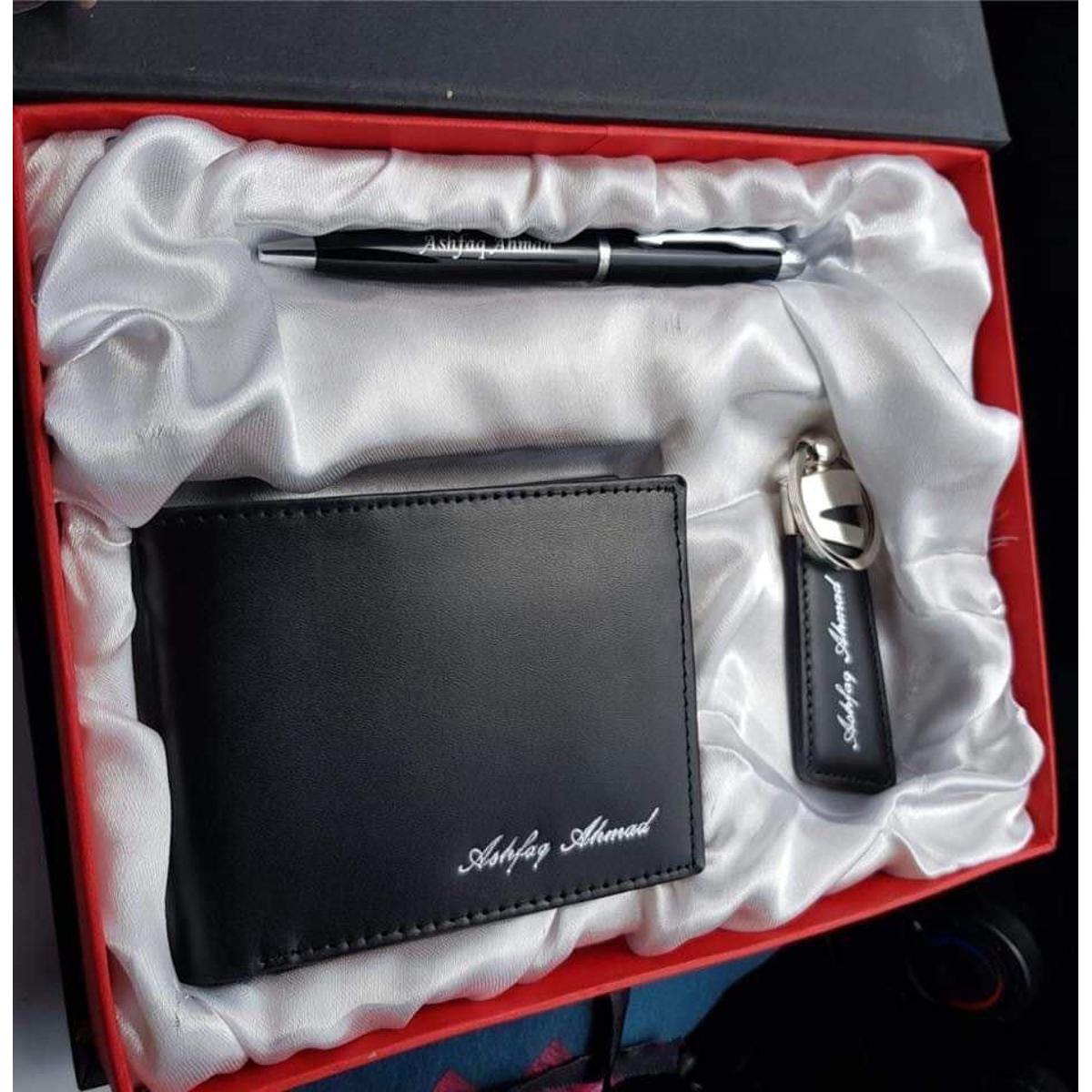 Customize Name On Wallet Keychain Pen With Box