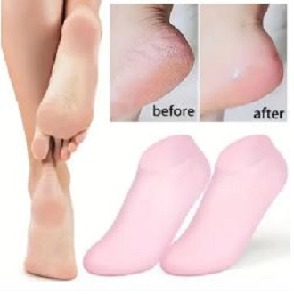 Moiturizing Silicone Socks for Soft and Smooth Feet, Comfortable Jelly Socks