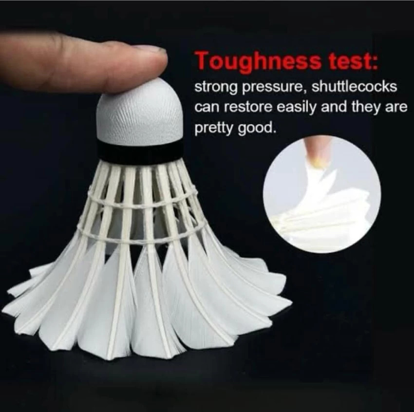 Badminton Feather Shuttles box pack of 12