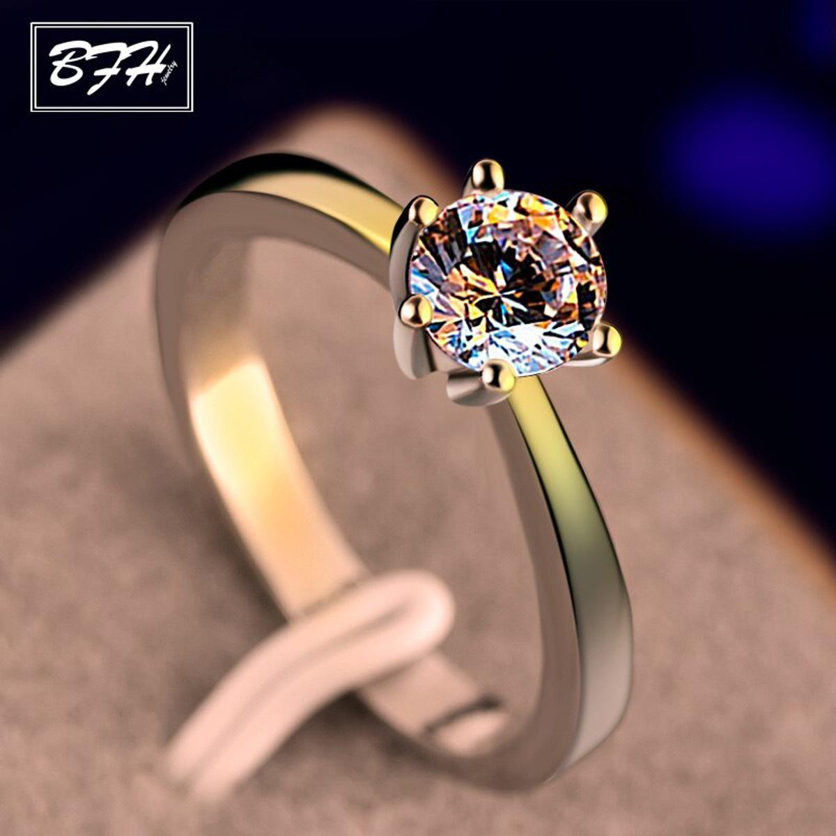 AlRashid Shopping Store Crystal Zircon Stone Oval Diamond Ring for girl