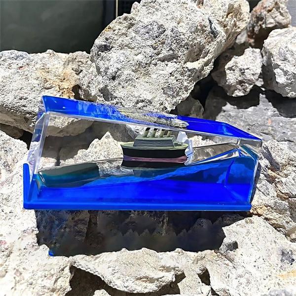 Creative Cruise Ship Fluid Drift Bottle Desktop Decorate Birthday Gift Decompression Decoration Hourglass Car Ornament Gift