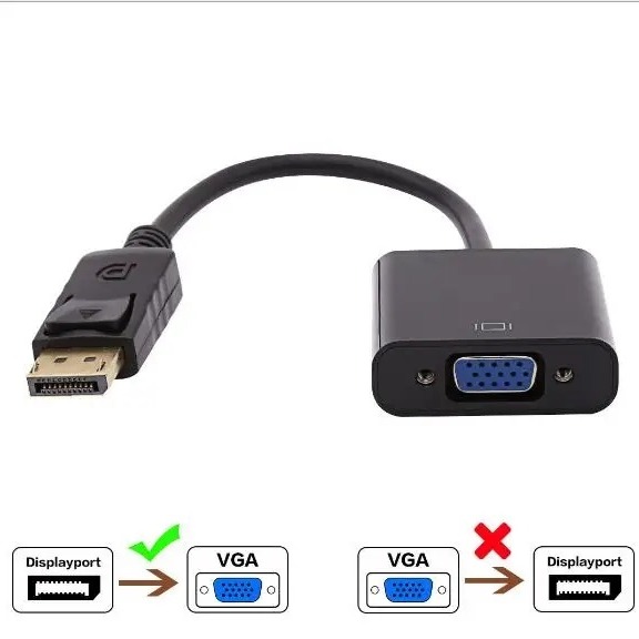 DP Display Port To VGA Converter, Converter, Display Port, VGA