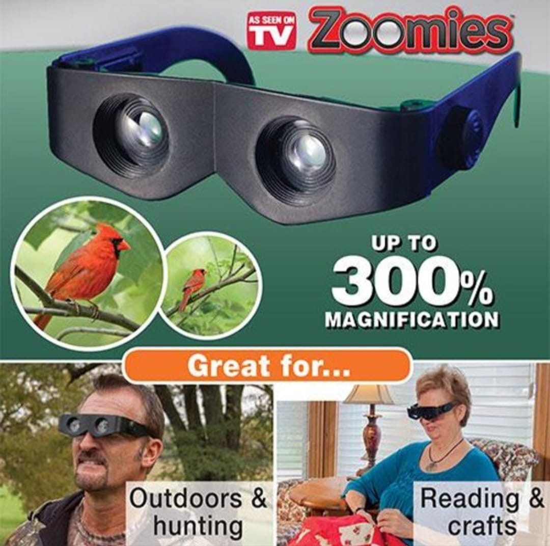 Telescope Glasses Foldable Binoculars Glassess Hands Free Adjustment Outdoor for Fishing Bird Watching Theater Opera Sports TV Sight Seeing Hiking Sewing