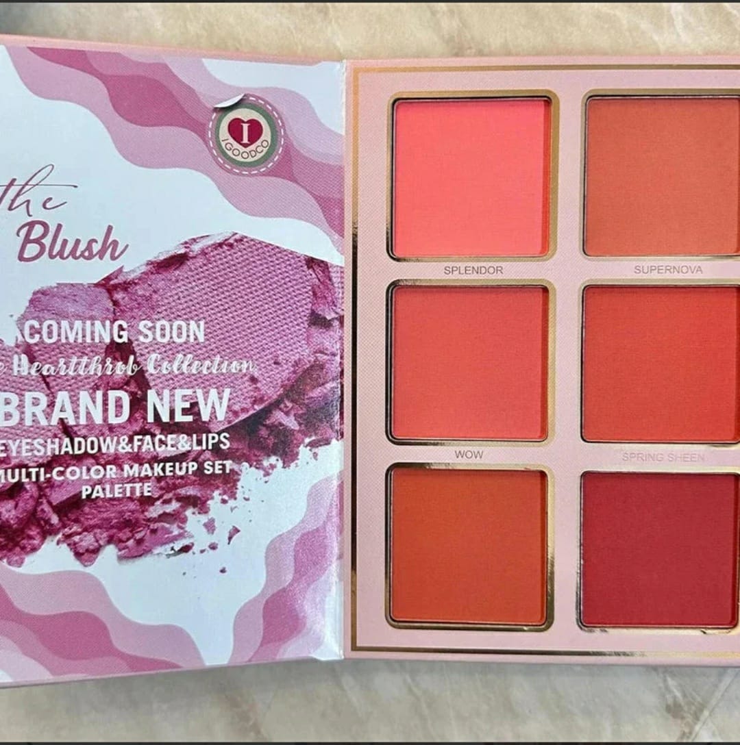 All in1 Book-Style Foldable Makeup Palette Set | Portable & Long-Lasting | Contour Blush Highlight Eyeshadow, Suitable for Multiple Skin Tones & Makeup Looks All In One MakeupBook (Fashion)