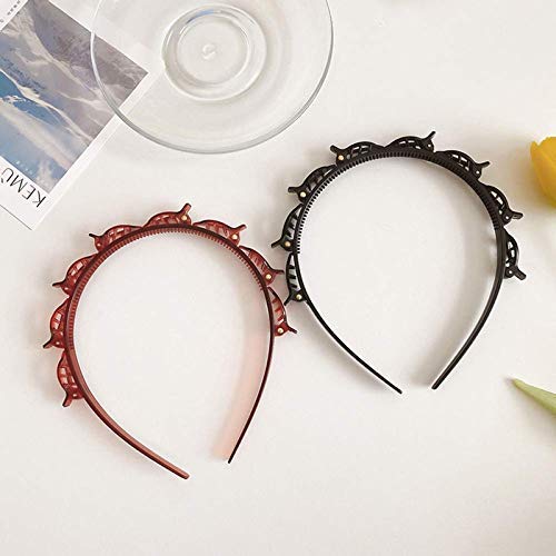 Tool Hair for Women French Braiding Pcs Magic Braided Styling Clip Diy Hairstyle Twist Plait Daily Wear