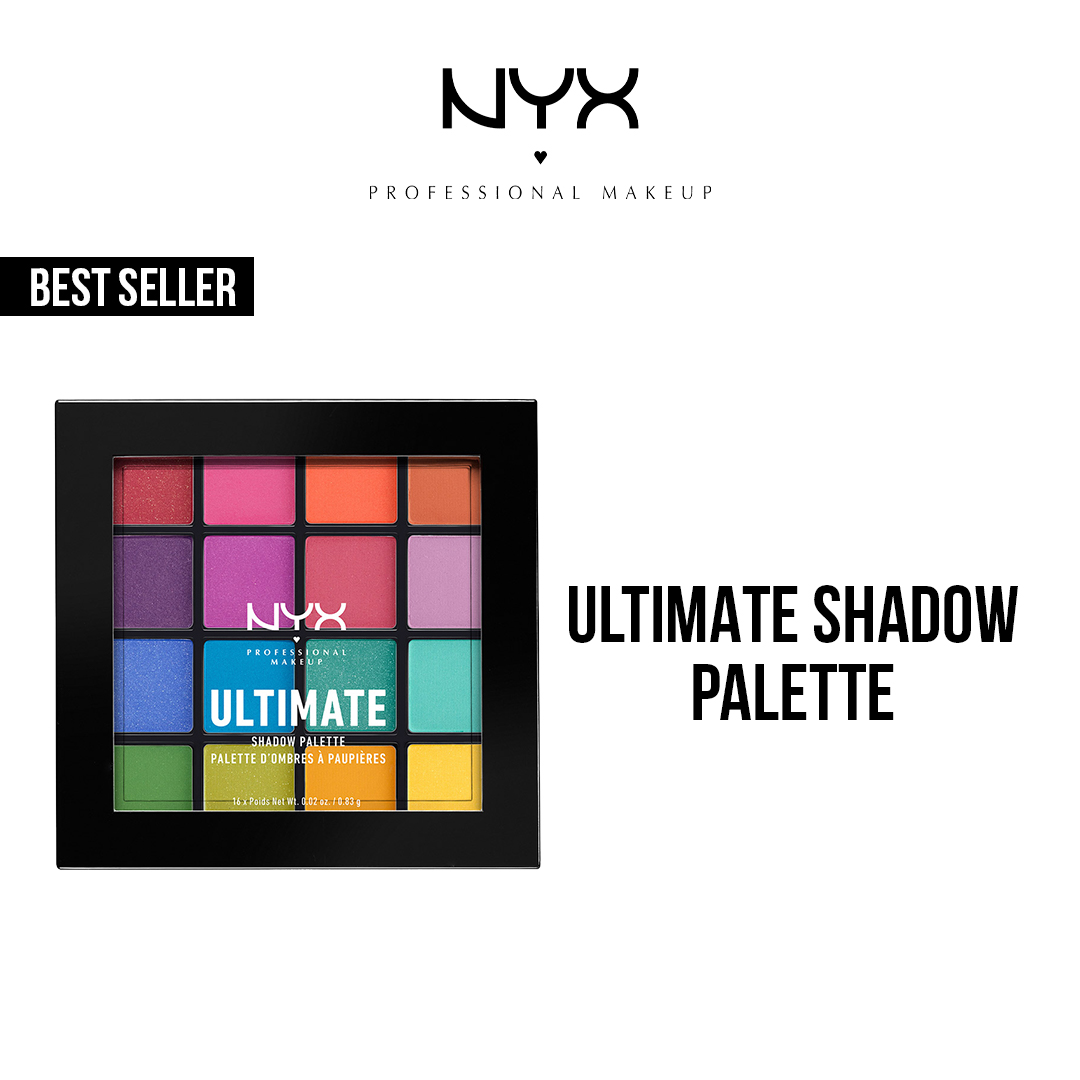 NYX Professional Makeup - Cosmetics Ultimate Eyeshadow Palette Bright