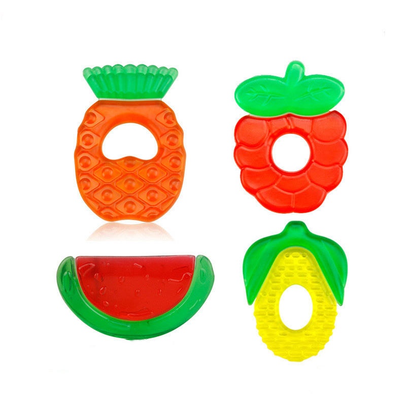 Baby Teether - Water Filled. Fruit Shape