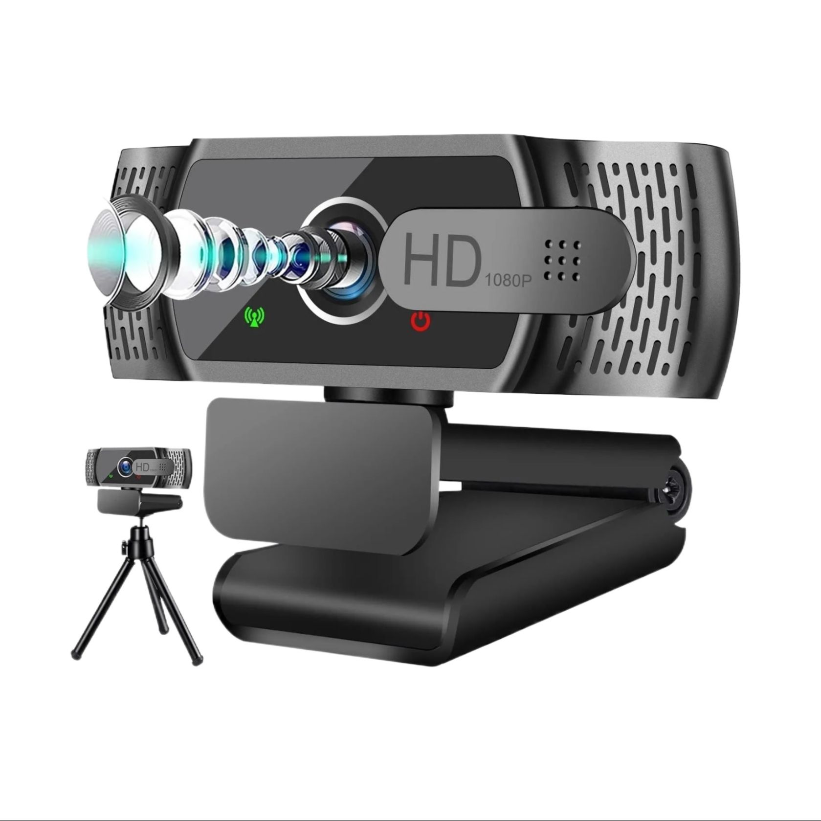Webcam Cámara Web Full Hd 1080p Solarmax Zoomy 1100 C/microf