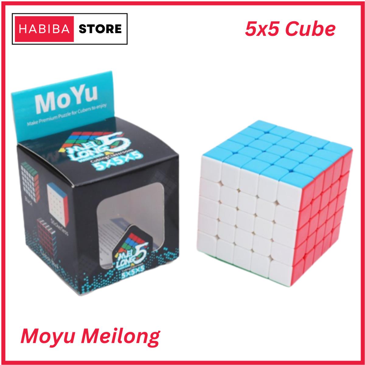 Original Rubiks Cube 5x5 Sticker Less Best Quality Fast Speed Magic Rubik Speed Cube Educational Puzzle Toys