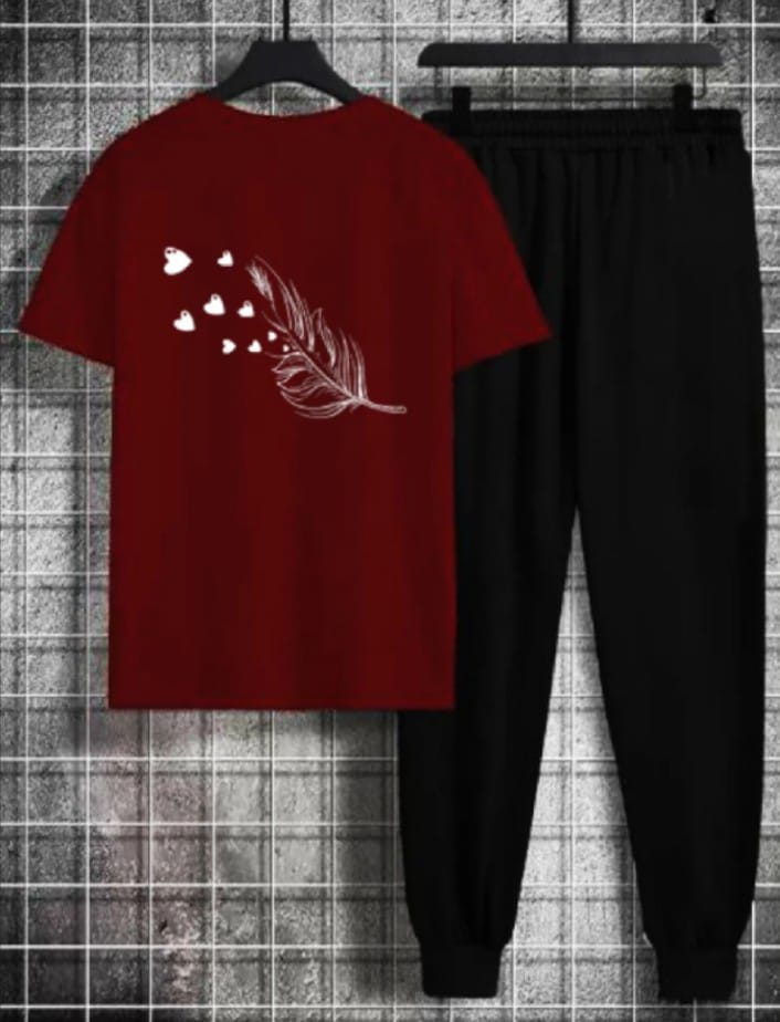 Trendy Tag Printed Summer Tracksuit For Women & Girls Tee-shirt with trousers gym wear New Design Round Neck Half Sleeves T Shirts Top Quality Gym Wear/Casual and comfortable Pair T-Shirt and Trouser
