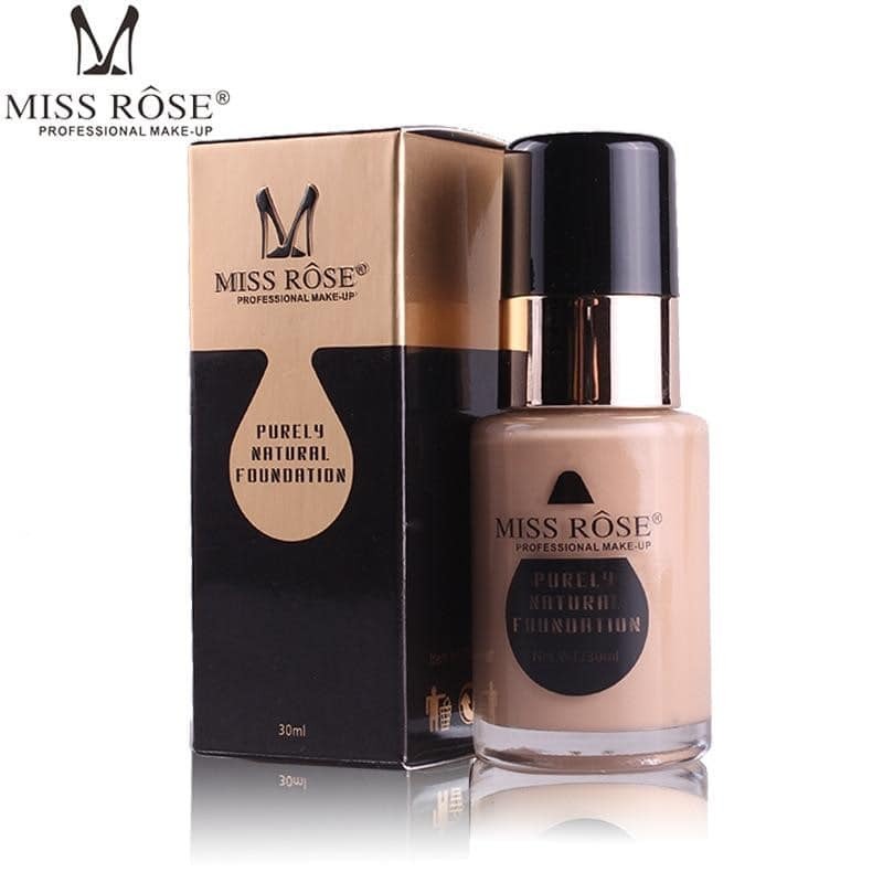Waterproof Moisturizing Oil Free Full Coverage Deep Whitener Liquid Foundation 30Ml