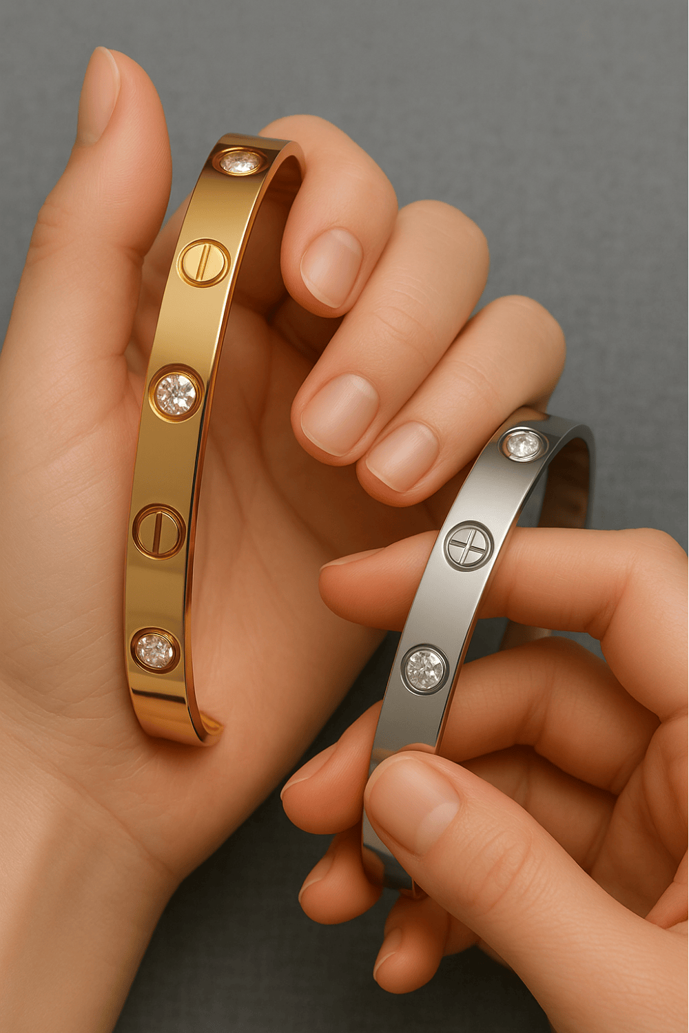 Gold-Plated Crystal Bangle Bracelet for Women – Stylish & Sparkling Fashion Jewelry