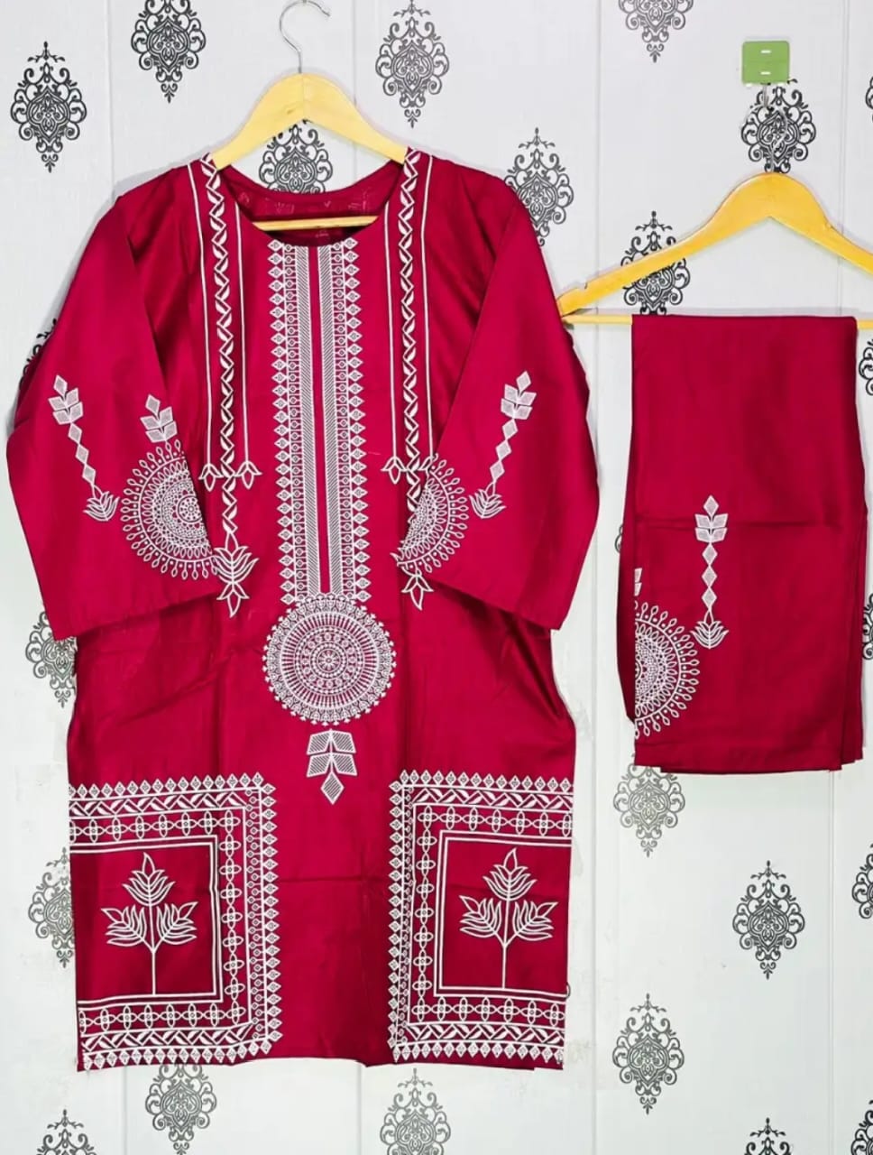 Circular Flower Stitiched  Dress