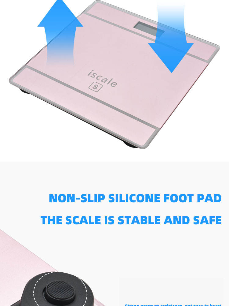 Upto 180kg iScale Rechargeable Weight Machine TYPE - C - Digital Heavy Duty Electronic Weighing Scale with Dual LED Display - Heavy Electric Weight Machine With Durable Steel Quality - For Home & Personal Use - Black/Golden/Pink/Silver