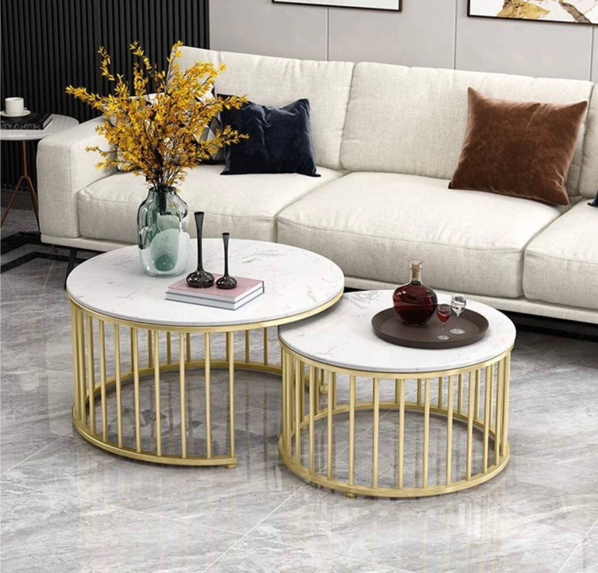 Set of two pcs center table ,coffee table  for living room