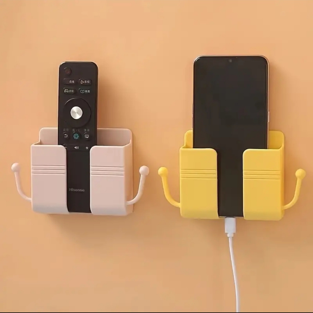 Wall Mobile Phone Holder | Strong Adhesive | Space Saving | Universal Mount | Perfect for Charging & Storage