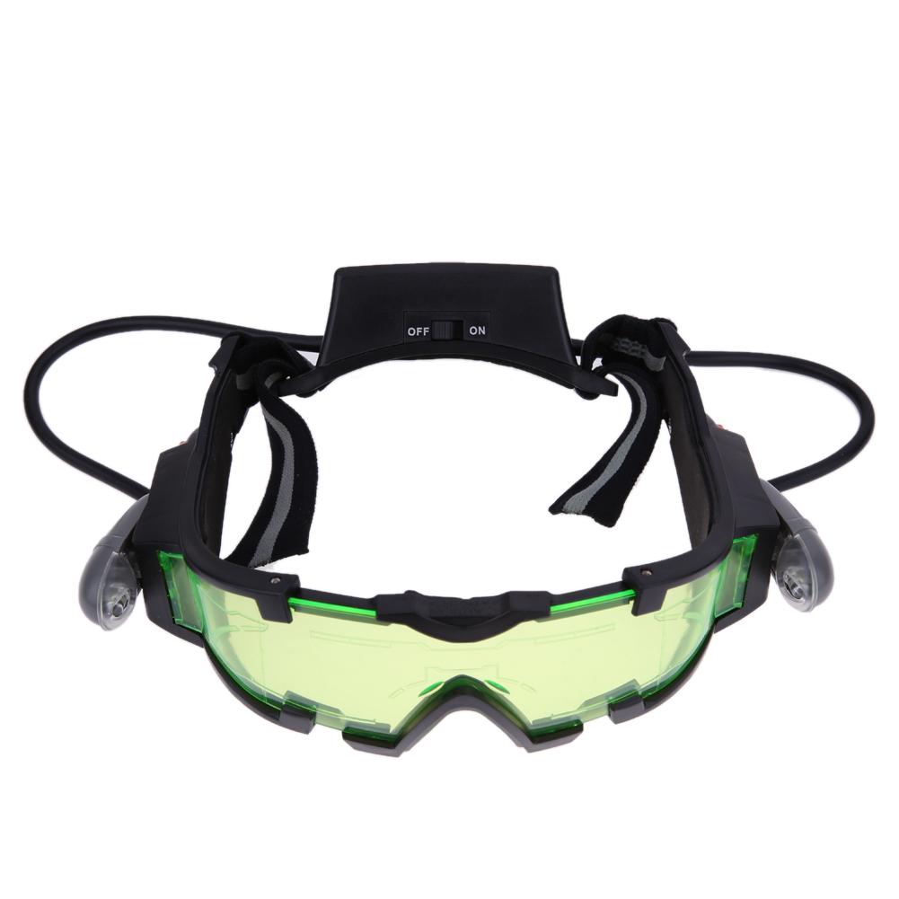 Adjustable Elastic Band Night Vision Goggles Glasses Eye Shield With