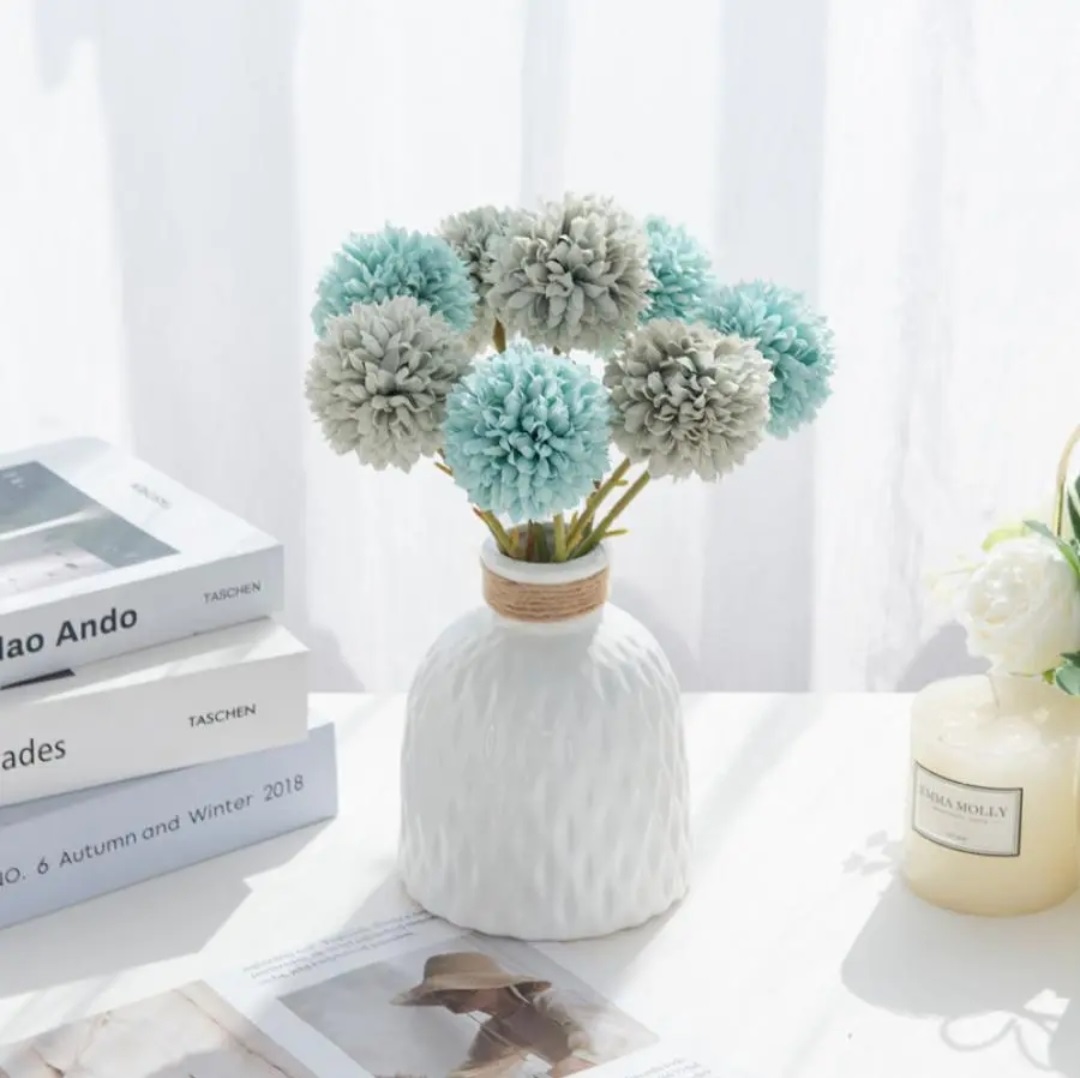 Plastic Anti-Ceramic Rattan-Like Unbreakable Decorative Vase for Home and Wedding