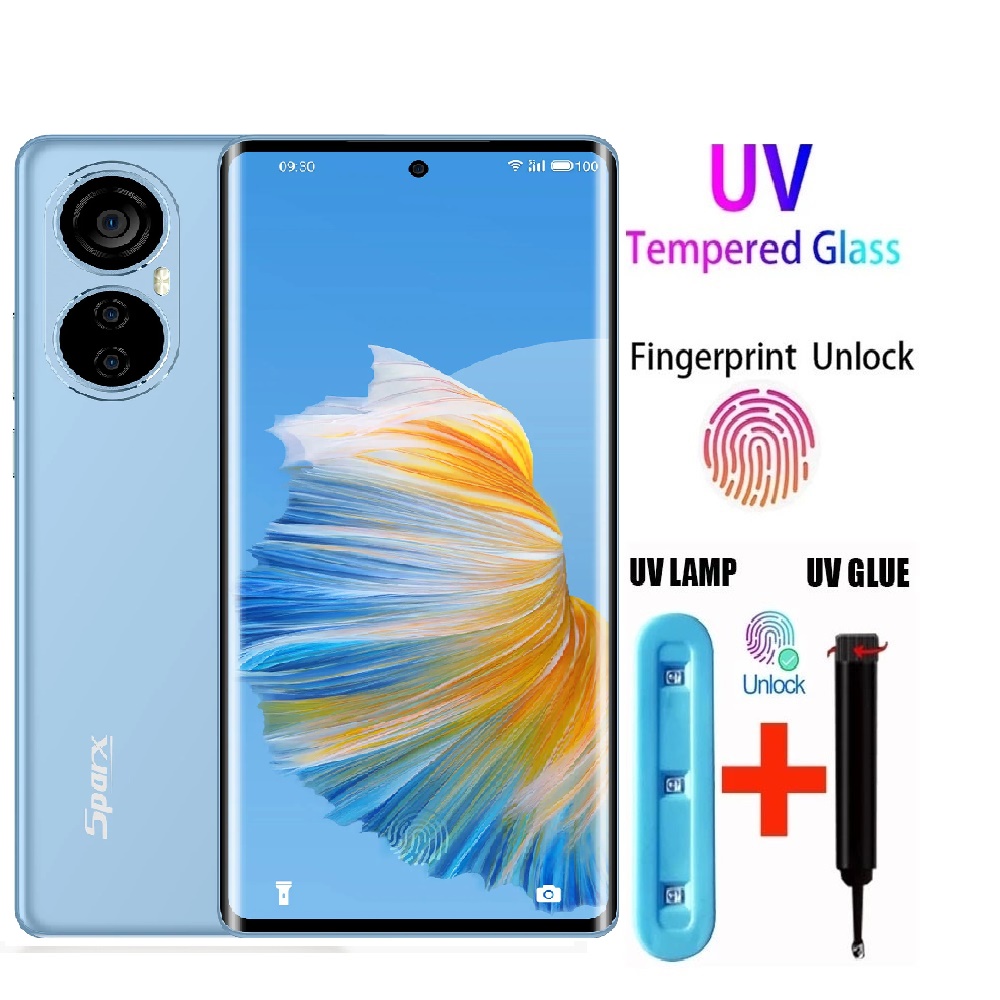 Sparx Edge 20 Pro UV Curved Tempered Glass Screen Protector 3D