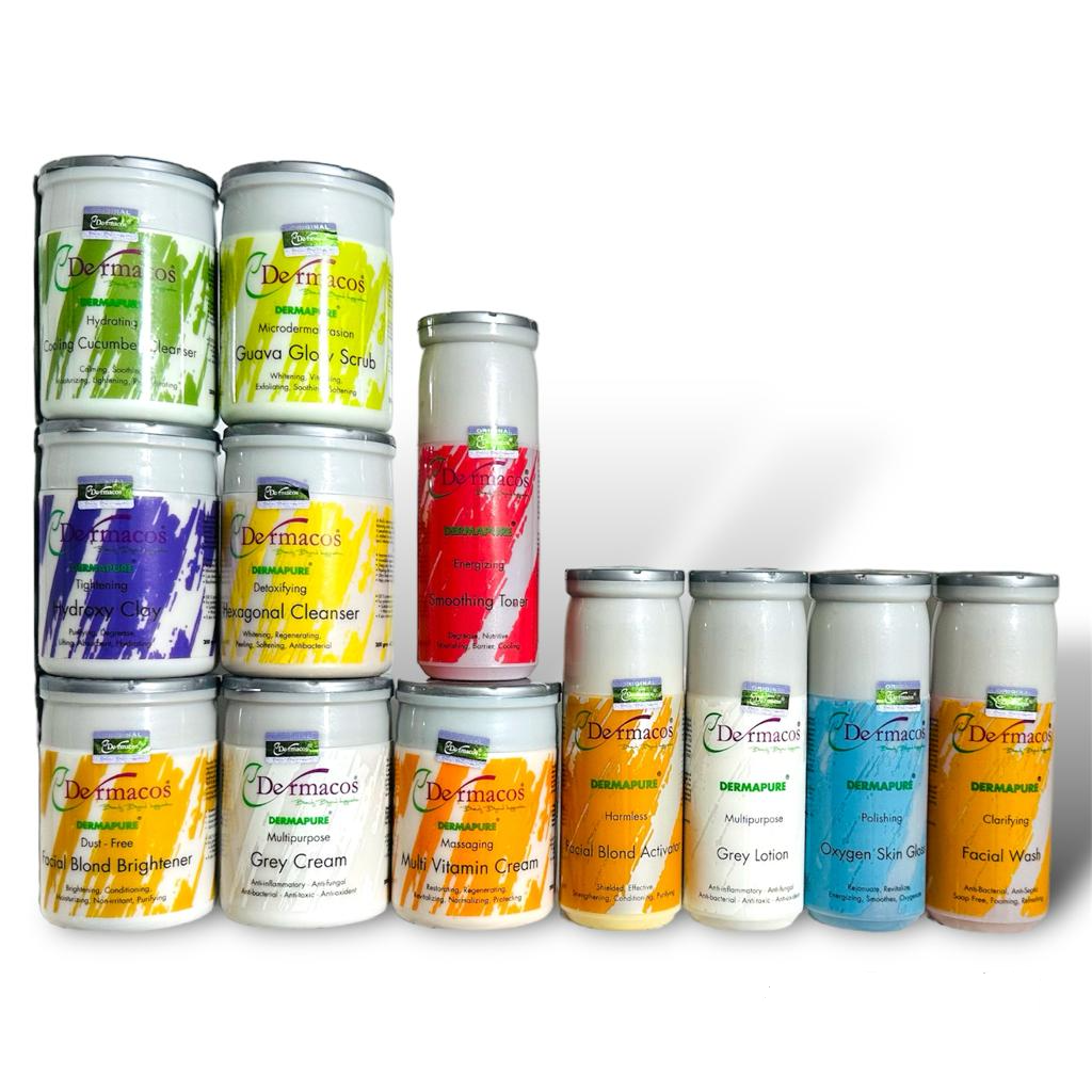 dermacose professional brightening glow facial kit 12 pack 200ml Daraz.pk