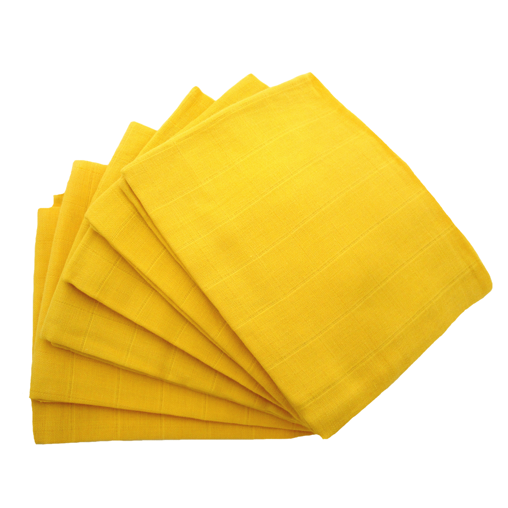 Made of 100% Cotton Muslin Squares, Swaddling, Burping, Baby Blanket, Shielding When Breastfeeding, Nappies, Changing Mat, Shade, Play Mat, Excellent Quality, Wash Cloth - Table Cloth, Napkins, Kitchen Towel, Dish Cloth and Multi Purpose Use For Kitchen