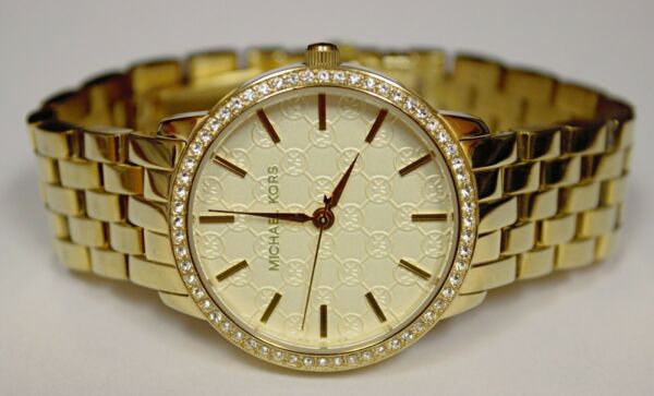 MICHAEL KORS Gold Dial Gold Stainless 
