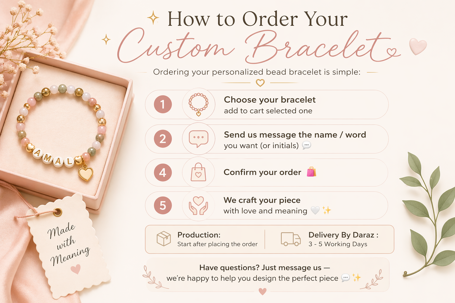 Custom Name Beaded Friendship Bracelet for Girls | Customized Name Beaded Bracelet with Butterfly Charm | Handmade Personalized  Name Beads Jewelry Gift for Best Friend & Sister