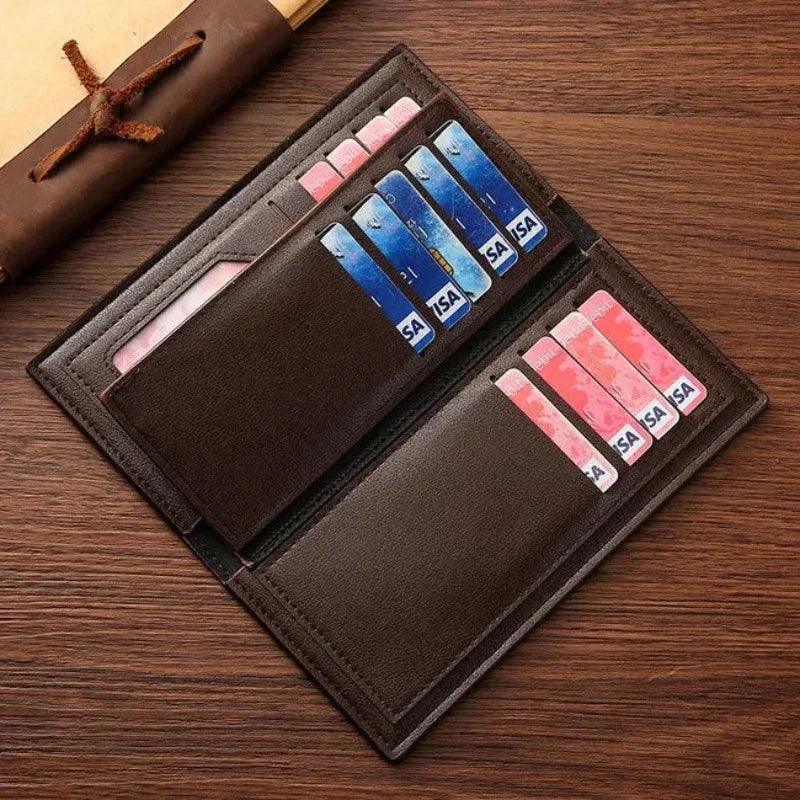 Fashion Long Wallet - Multi Card Holder With 2 Cash Pockets And Zipper Pocket For Coins etc
