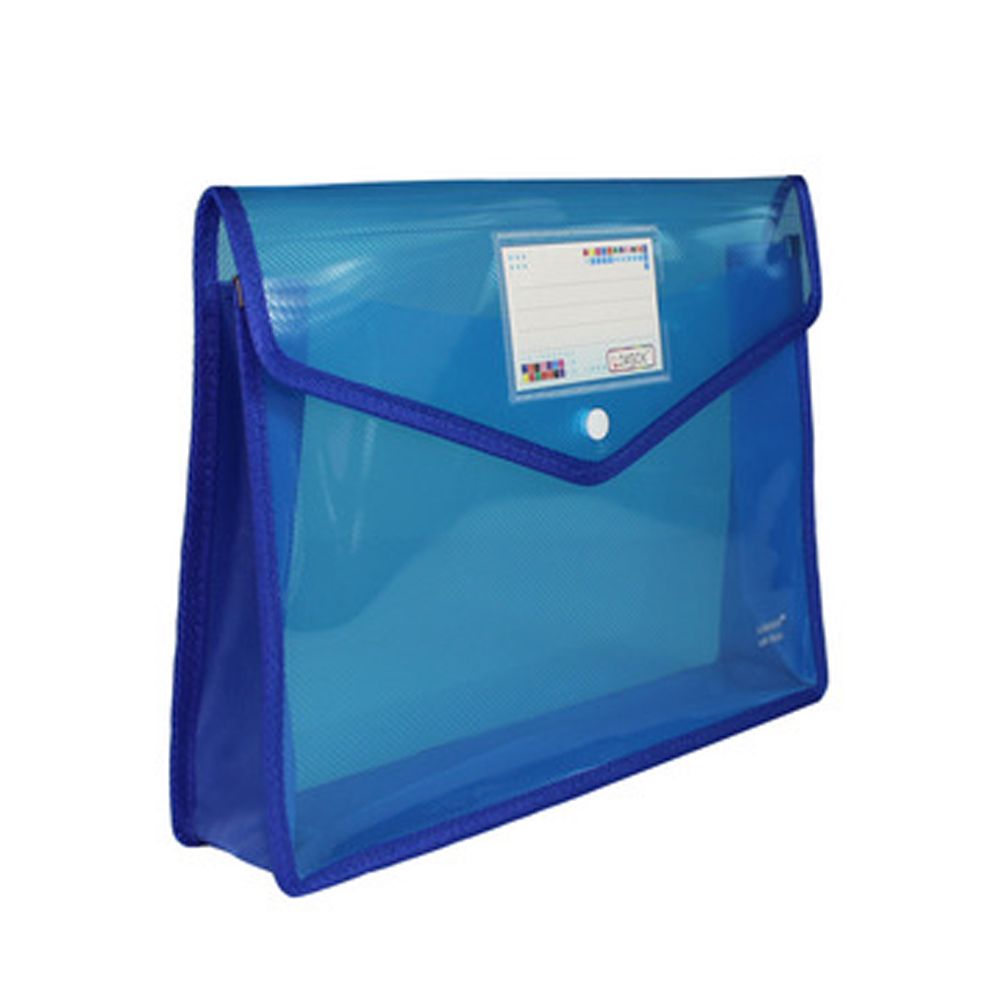 A4 File Folder School Supplies Accordion File Pouch Snap Button Letter