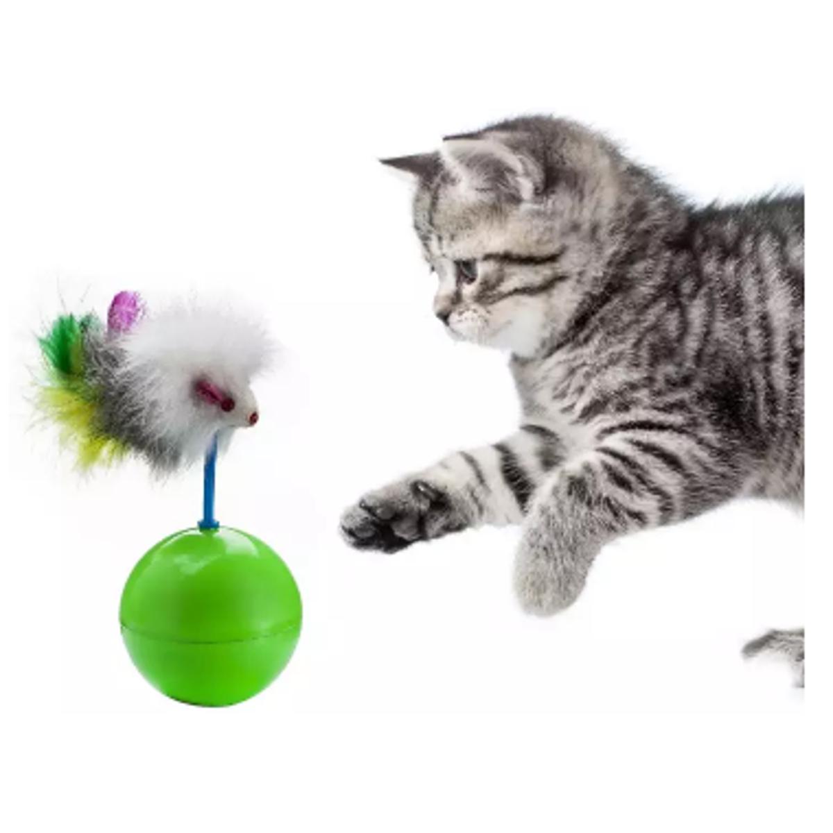 Mouse in 2024 ball cat toy