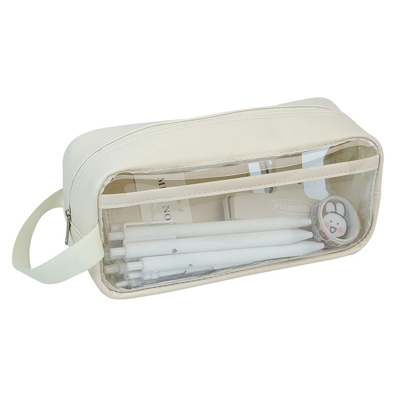 Fashion Portable Handheld Storage Bag PVC Large Capacity Transparent