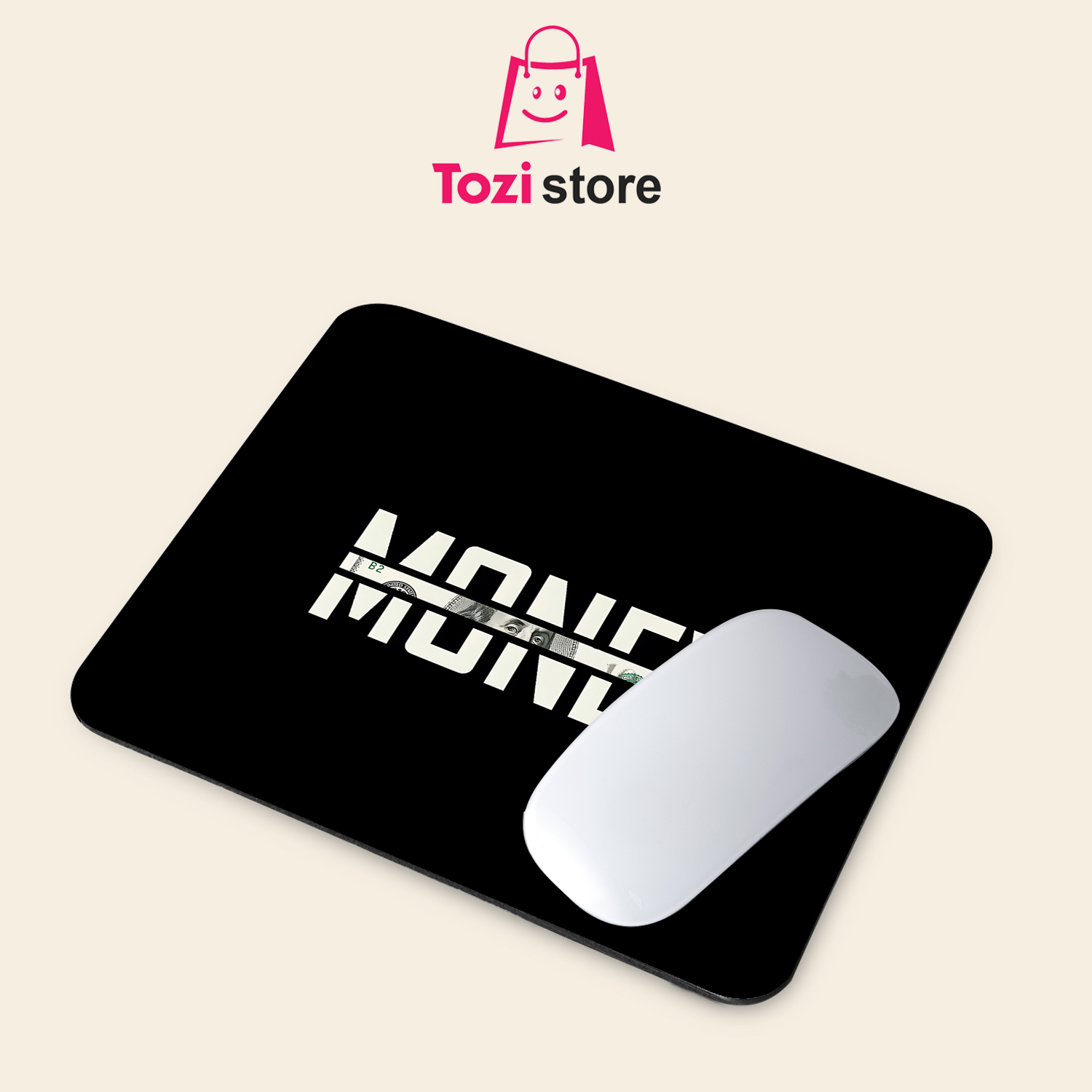 Gaming Mouse Pad Premium 8" x 6.5 Thick Non-Slip Rubber Base, Smooth Cloth Surface for Precision Control - Tozistore price in Pakistan