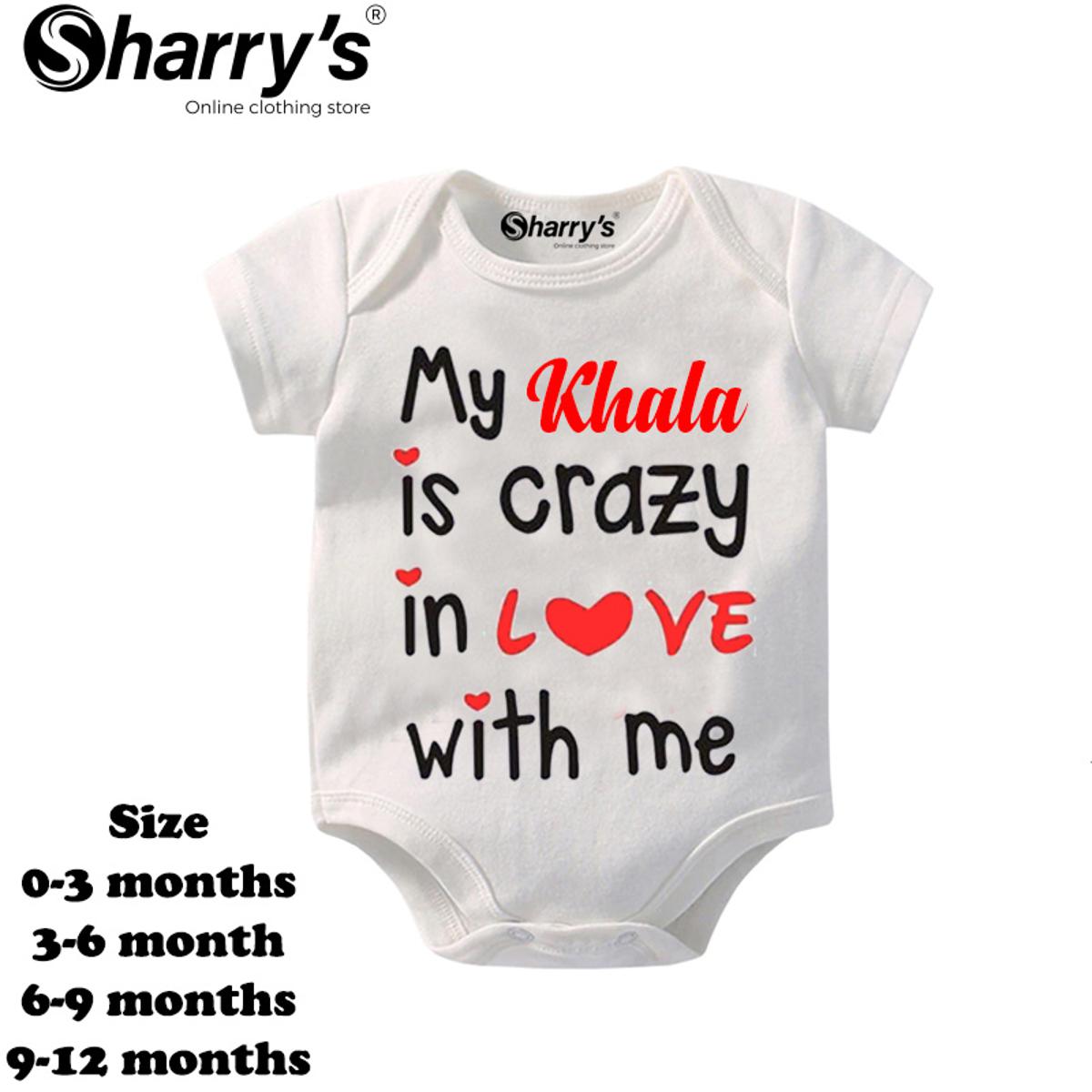 Sharrys Half Sleeves Baby Romper Bodysuit For Babies infant Onesis 0-14 Months Summer Wear Trendy Printed