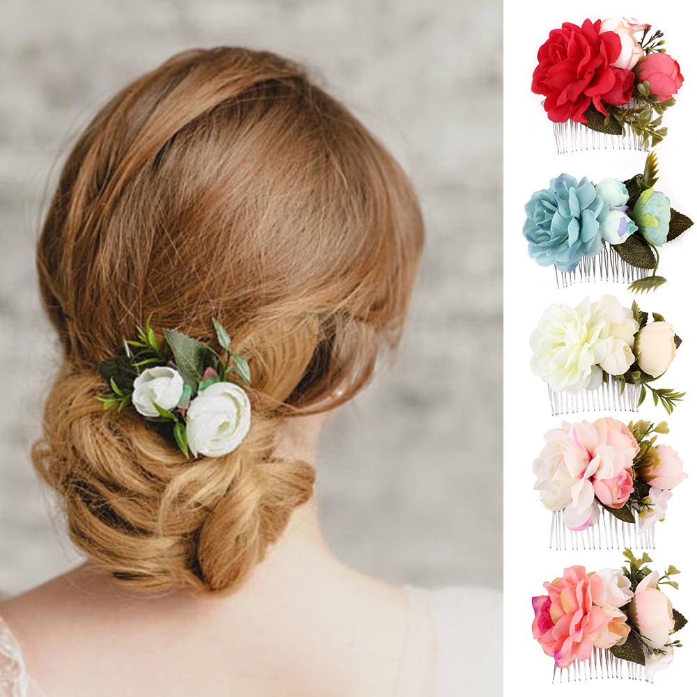 Discover 159+ artificial flowers for hair latest POPPY