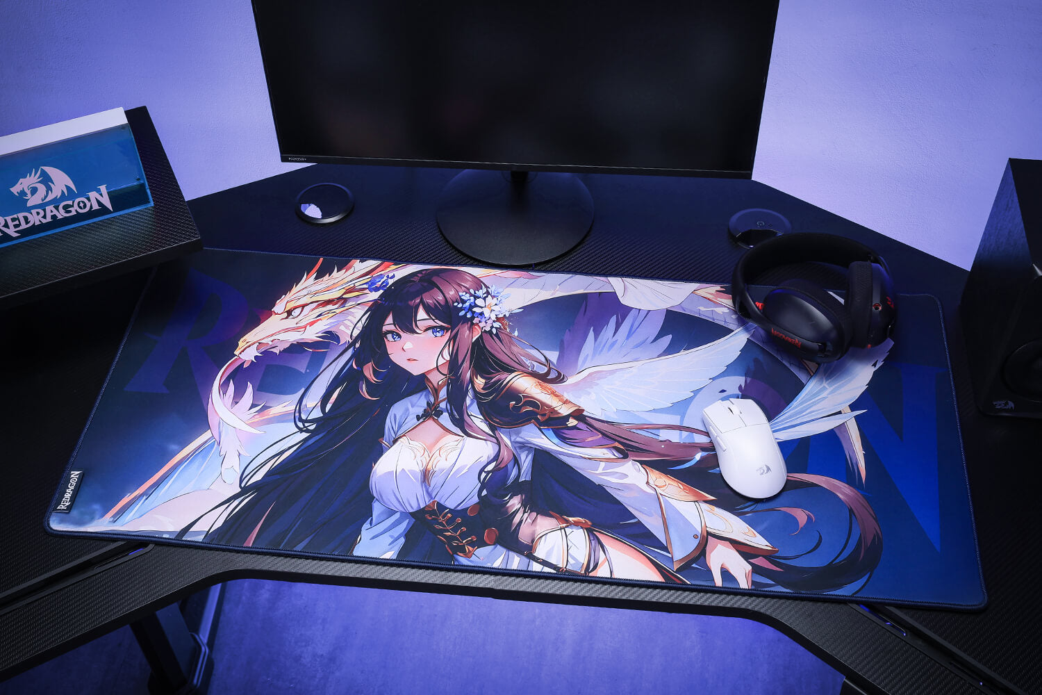Redragon P046S Anime Blue Gaming Mousepad Small 33 x 26 x 0.3 cm (13 x 10 inches) 17 2c2c6ea0af281a57970a983a6e3b0d67